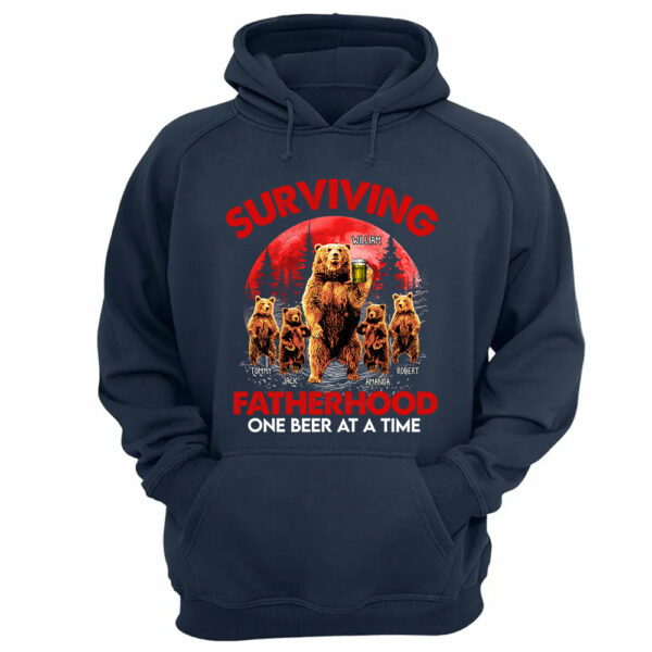 Father's Day - Bear Standing Art Personalized Shirt For Dad Grandpa - Image 6