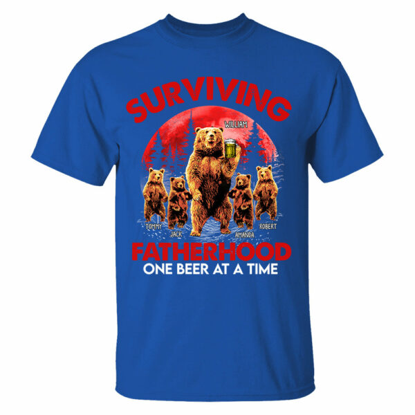 Father's Day - Bear Standing Art Personalized Shirt For Dad Grandpa - Image 3