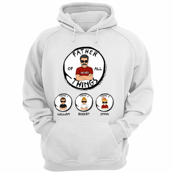 Father's Of All Things Personalized Shirt Gift For Father's Day K1702 - Image 5