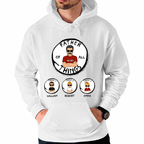 Father's Of All Things Personalized Shirt Gift For Father's Day K1702 - Image 6