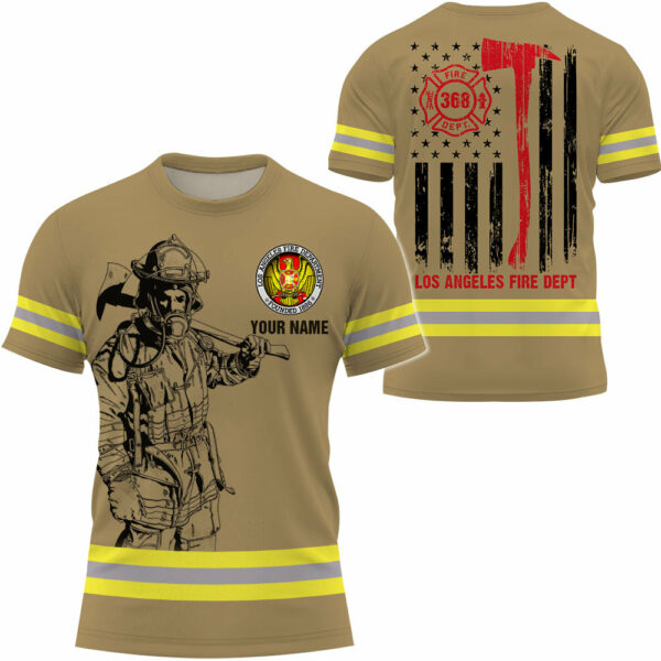 Firefighter All Over Print Shirt Fireman Custom Fire Dept Gift For Firefighters K1702 - Image 4