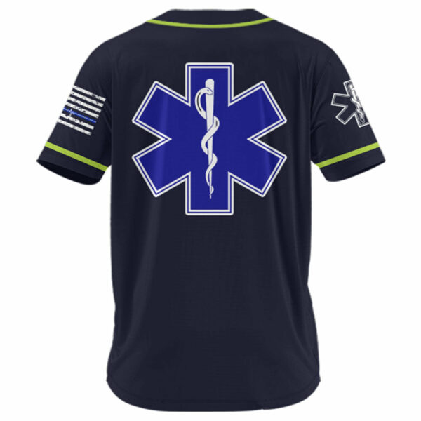 Firefighter Ems Paramedic Baseball Jersey Fireman Custom Fire Dept Gift For Firefighters K1702 - Image 4