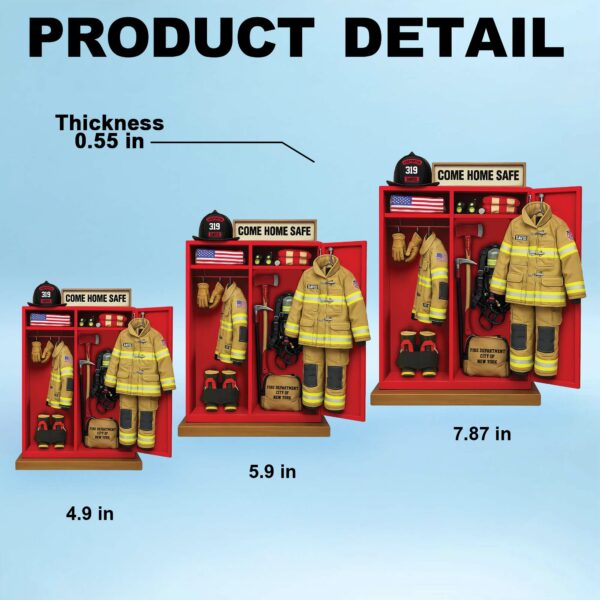 Firefighter Personal Locker Plaque - Personalized Gifts For Firefighter Pt99 - Image 6