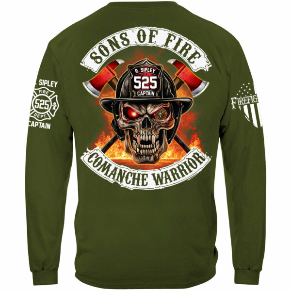 Firefighters Shirt Sons Of Fire Custom Shirt For Fireman Shirt H2511 - Image 5