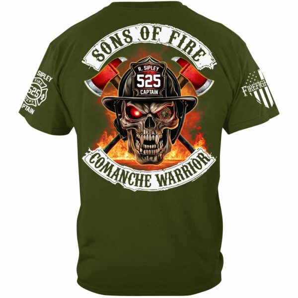 Firefighters Shirt Sons Of Fire Custom Shirt For Fireman Shirt H2511 - Image 2