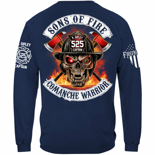 Firefighters Shirt Sons Of Fire Custom Shirt For Fireman Shirt H2511 - Image 4