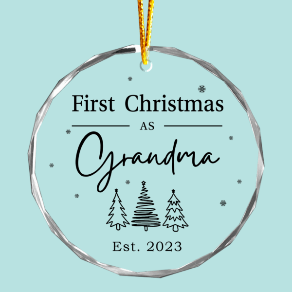 First Christmas Grandma Ornament - Christmas Gifts For Family - Image 4