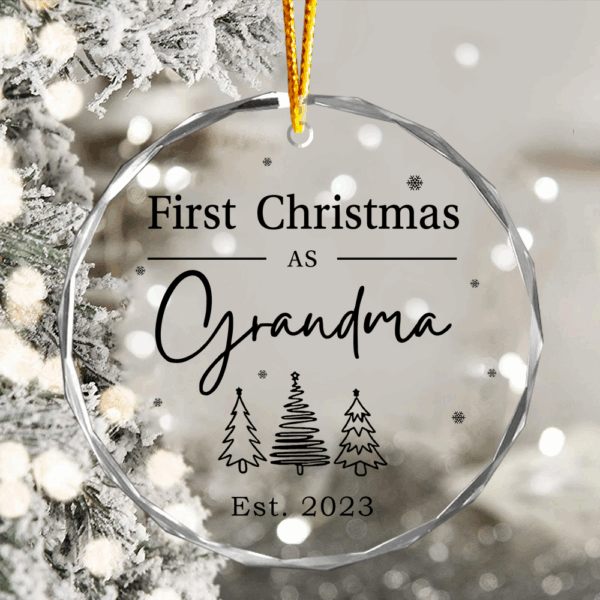 First Christmas Grandma Ornament - Christmas Gifts For Family - Image 2