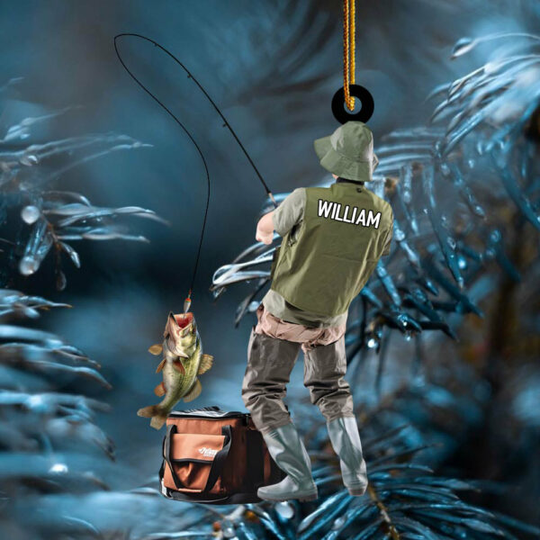 Fishing Christmas Ornament Gift For Fishing Lovers Christmas Gift H2511 - Image 3