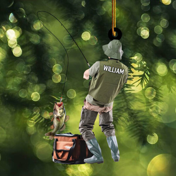 Fishing Christmas Ornament Gift For Fishing Lovers Christmas Gift H2511 - Image 4