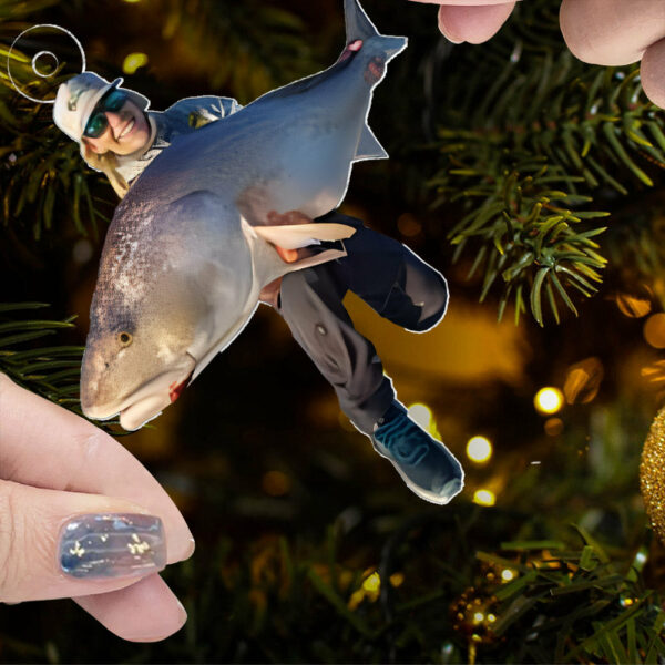 Fishing Ornaments Custom Any Your Photo Personalized Image Fisherman Tree Ornament Gifts for Fisherman Fishing Lover - Image 6