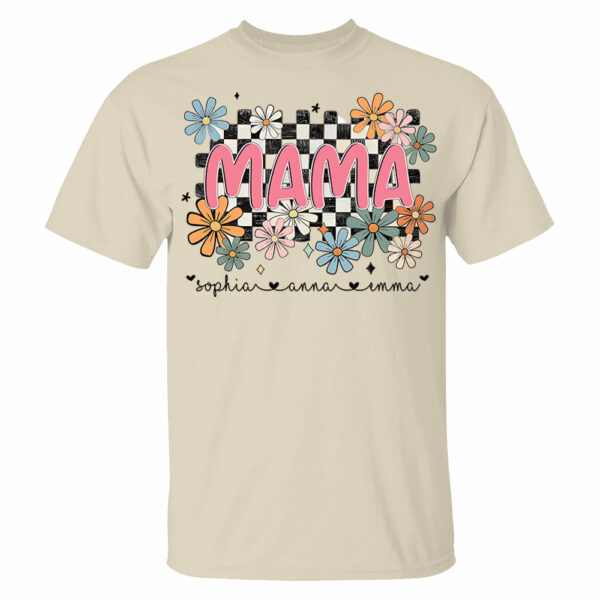 Flower Grandma Shirt - Custom Grandma Shirt Mother's Day NA04 - Image 8