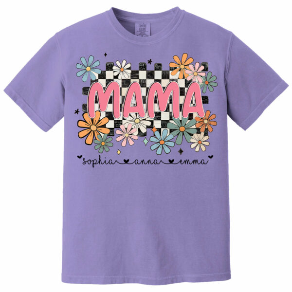Flower Grandma Shirt - Custom Grandma Shirt Mother's Day NA04 - Image 16