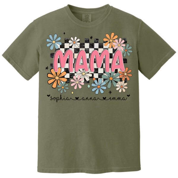 Flower Grandma Shirt - Custom Grandma Shirt Mother's Day NA04 - Image 14