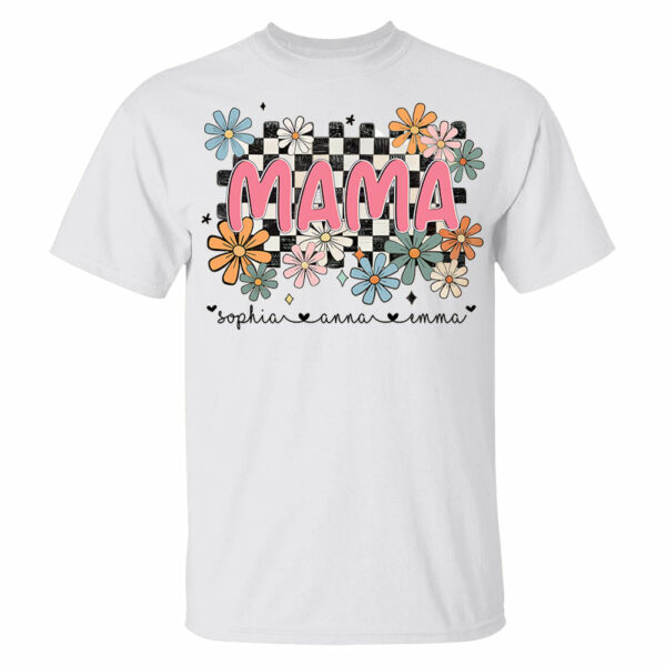 Flower Grandma Shirt - Custom Grandma Shirt Mother's Day NA04 - Image 6
