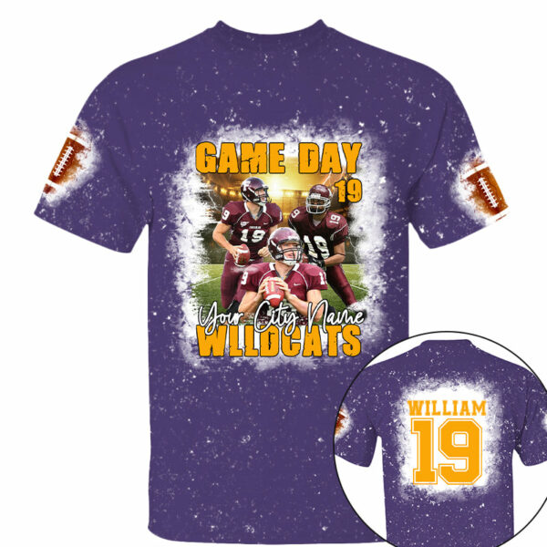 Football Game Day Personalized All Over Print Shirt Custom Photo For Football Player - Image 10