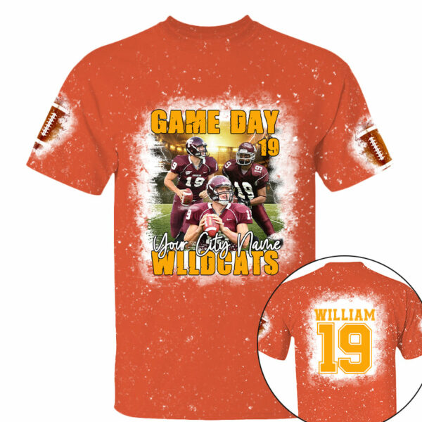 Football Game Day Personalized All Over Print Shirt Custom Photo For Football Player - Image 12