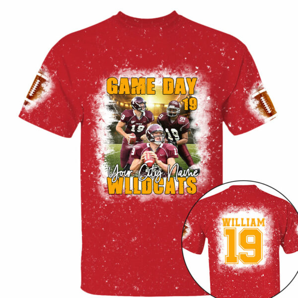 Football Game Day Personalized All Over Print Shirt Custom Photo For Football Player - Image 11
