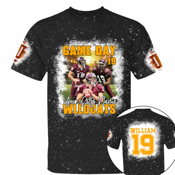 Football Game Day Personalized All Over Print Shirt Custom Photo For Football Player - Image 8