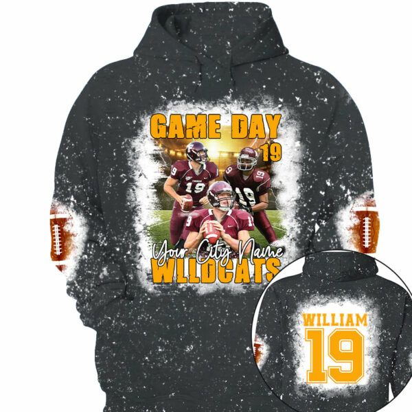 Football Game Day Personalized All Over Print Shirt Custom Photo For Football Player - Image 9