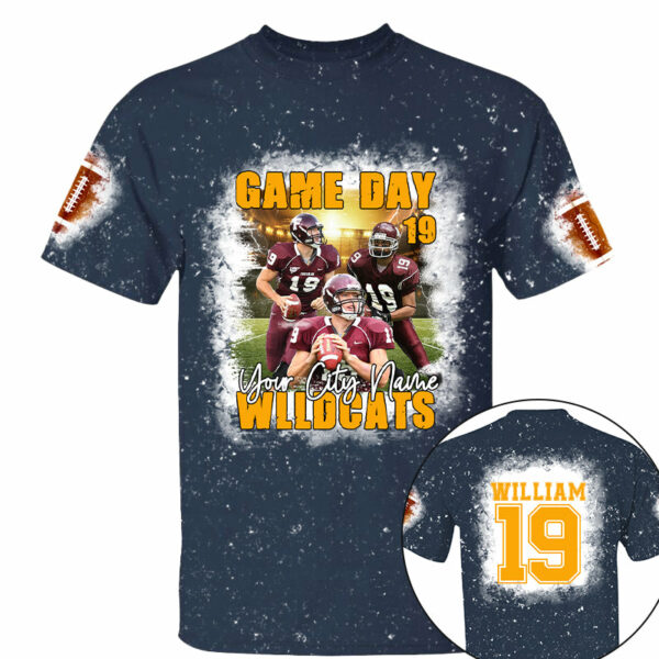 Football Game Day Personalized All Over Print Shirt Custom Photo For Football Player - Image 13