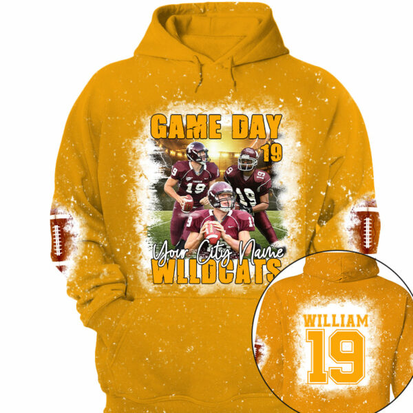 Football Game Day Personalized All Over Print Shirt Custom Photo For Football Player - Image 7