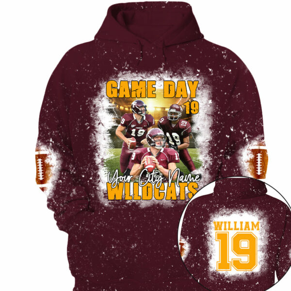 Football Game Day Personalized All Over Print Shirt Custom Photo For Football Player - Image 5
