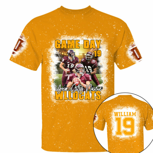 Football Game Day Personalized All Over Print Shirt Custom Photo For Football Player - Image 6