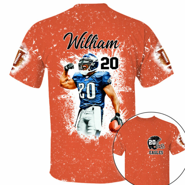 Football Gameday Personalized All Over Print Shirt Custom Photo - Image 8