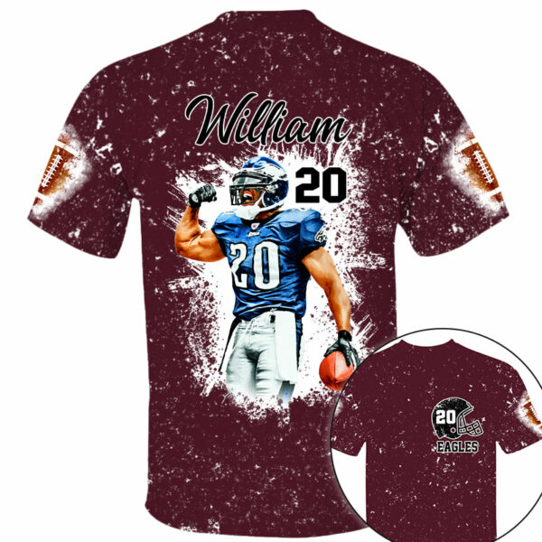 Football Gameday Personalized All Over Print Shirt Custom Photo - Image 4