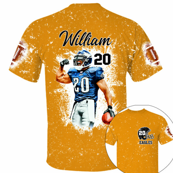 Football Gameday Personalized All Over Print Shirt Custom Photo - Image 3