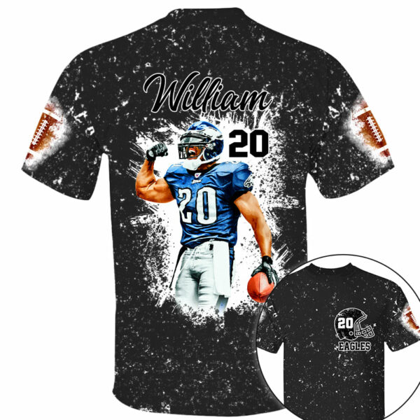 Football Gameday Personalized All Over Print Shirt Custom Photo - Image 2