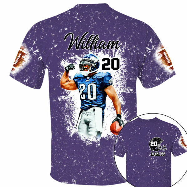 Football Gameday Personalized All Over Print Shirt Custom Photo - Image 5