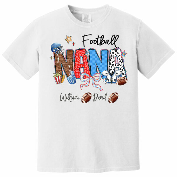 Football Mama - Personalized Shirt Gift For Grandma - Image 12