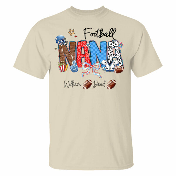 Football Mama - Personalized Shirt Gift For Grandma - Image 4