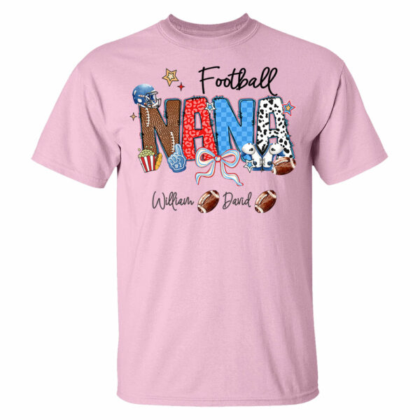 Football Mama - Personalized Shirt Gift For Grandma - Image 3
