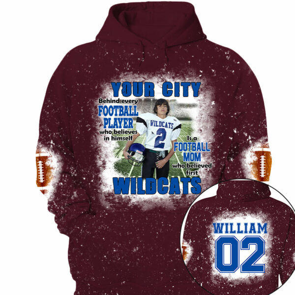 Football Mom Game Day Personalized All Over Print Shirt Custom Photo And Team Name - Image 8