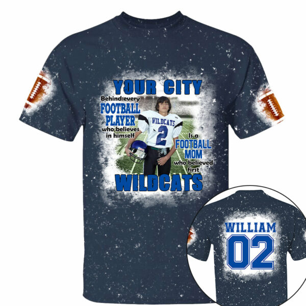 Football Mom Game Day Personalized All Over Print Shirt Custom Photo And Team Name - Image 11