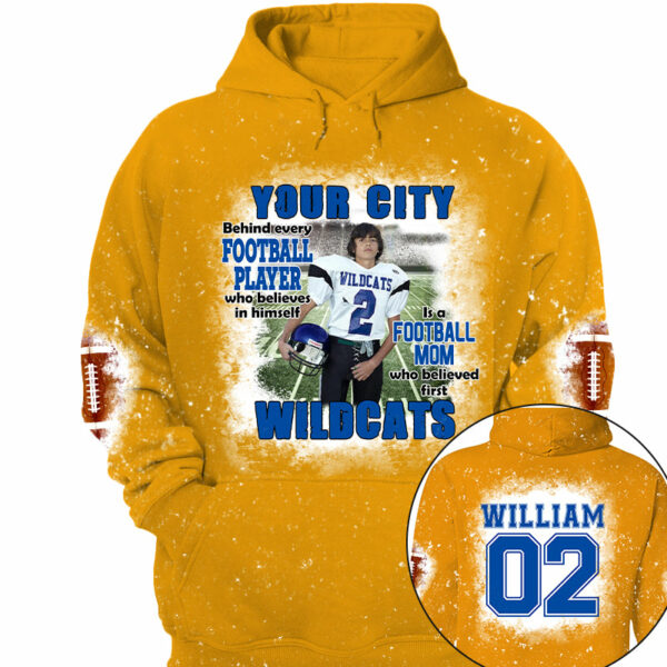 Football Mom Game Day Personalized All Over Print Shirt Custom Photo And Team Name - Image 6