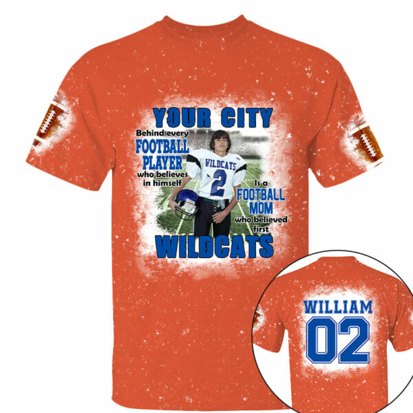 Football Mom Game Day Personalized All Over Print Shirt Custom Photo And Team Name - Image 12