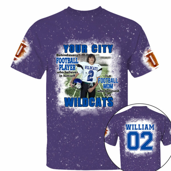 Football Mom Game Day Personalized All Over Print Shirt Custom Photo And Team Name - Image 10