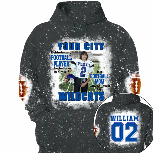 Football Mom Game Day Personalized All Over Print Shirt Custom Photo And Team Name - Image 5
