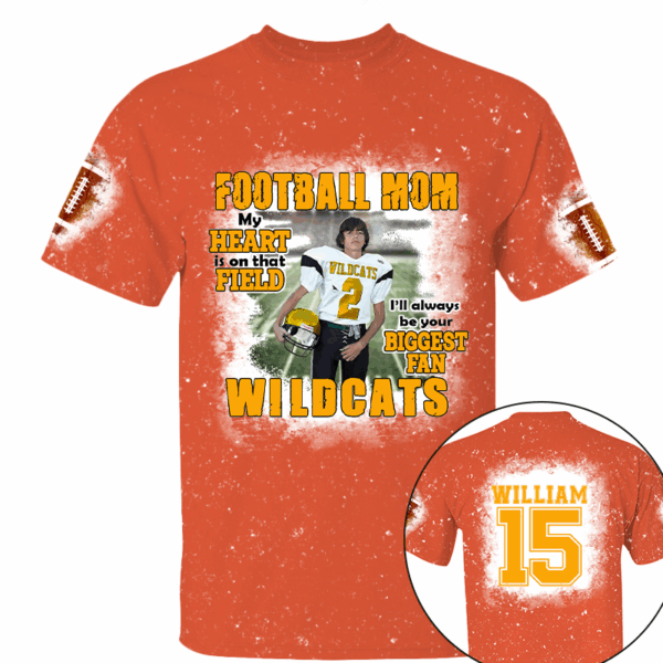 Football Mom Personalized Game Day All Over Print Shirt Custom Photo For Football Player - Image 10