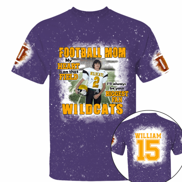 Football Mom Personalized Game Day All Over Print Shirt Custom Photo For Football Player - Image 11