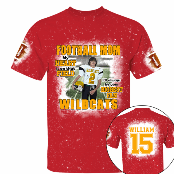 Football Mom Personalized Game Day All Over Print Shirt Custom Photo For Football Player - Image 12