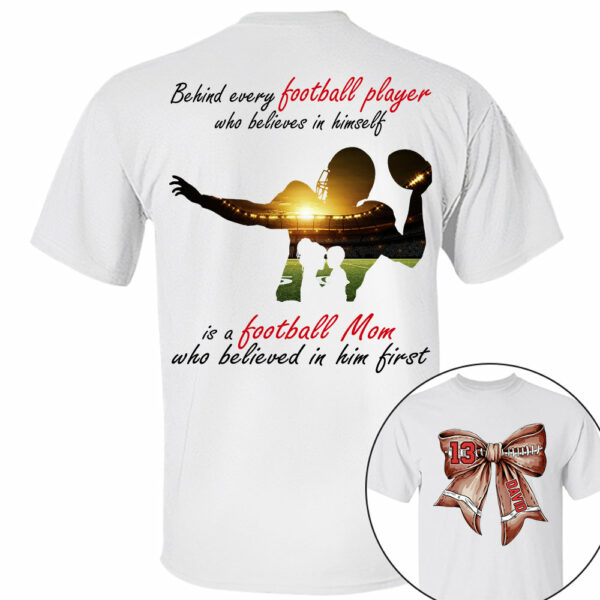 Football Mom Shirt, Personalized Football Shirt, Gift For Football Lover A2110 - Image 2