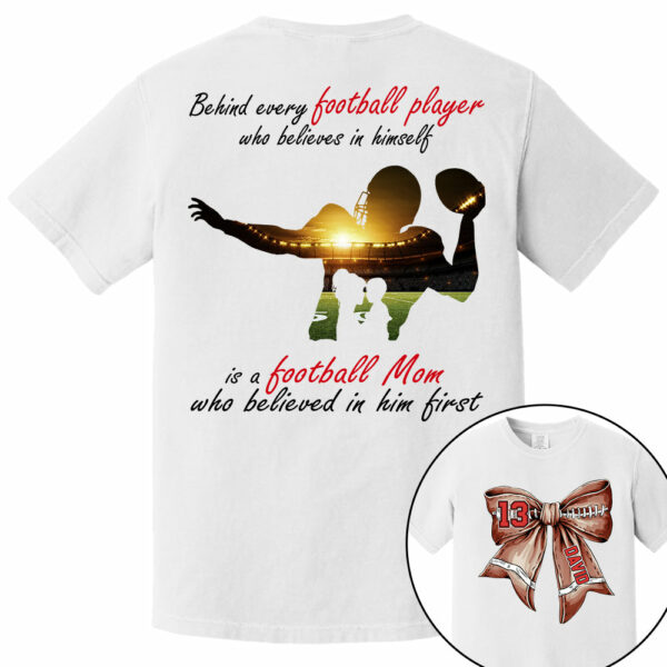 Football Mom Shirt, Personalized Football Shirt, Gift For Football Lover A2110 - Image 6