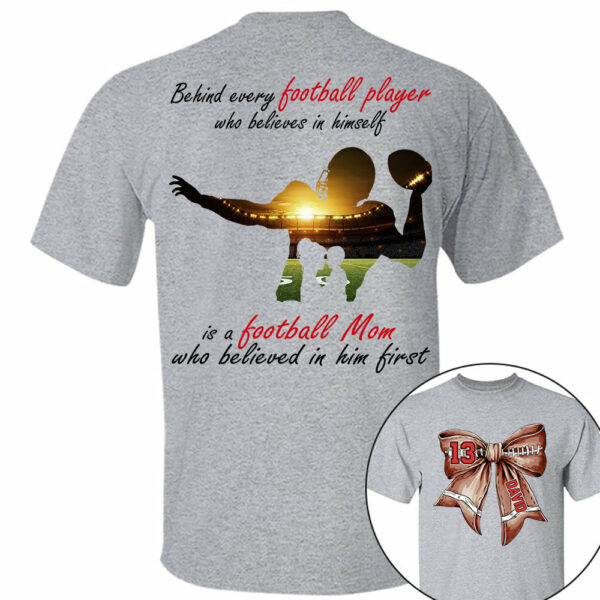 Football Mom Shirt, Personalized Football Shirt, Gift For Football Lover A2110 - Image 3