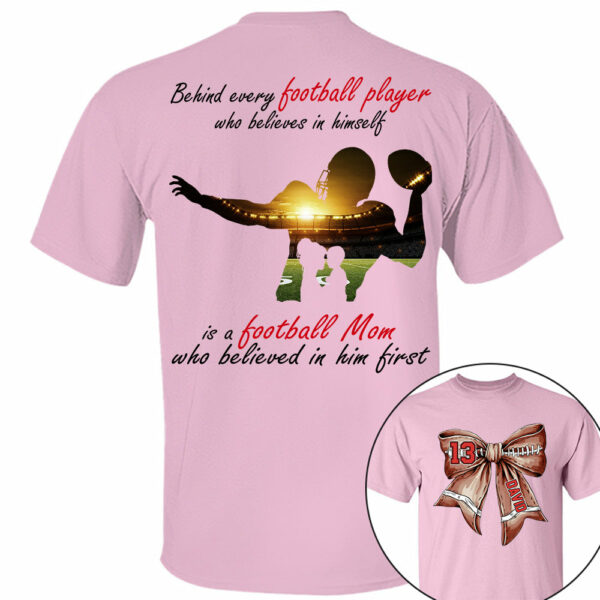 Football Mom Shirt, Personalized Football Shirt, Gift For Football Lover A2110 - Image 4