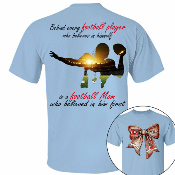 Football Mom Shirt, Personalized Football Shirt, Gift For Football Lover A2110 - Image 5